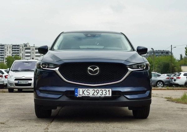 Mazda CX-5 cena 104900 przebieg: 92606, rok produkcji 2019 z Warszawa małe 667